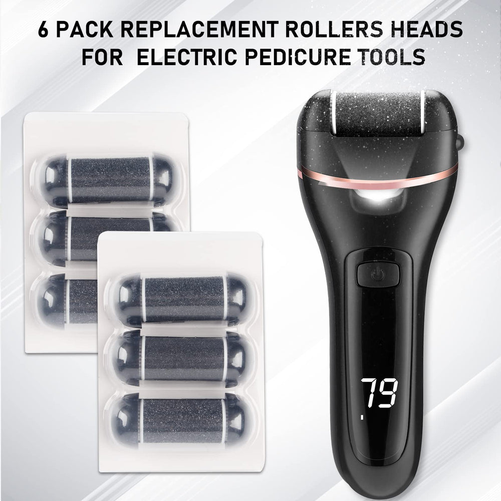 OTAZWA regular coarse roller head softens everyday hard skin.