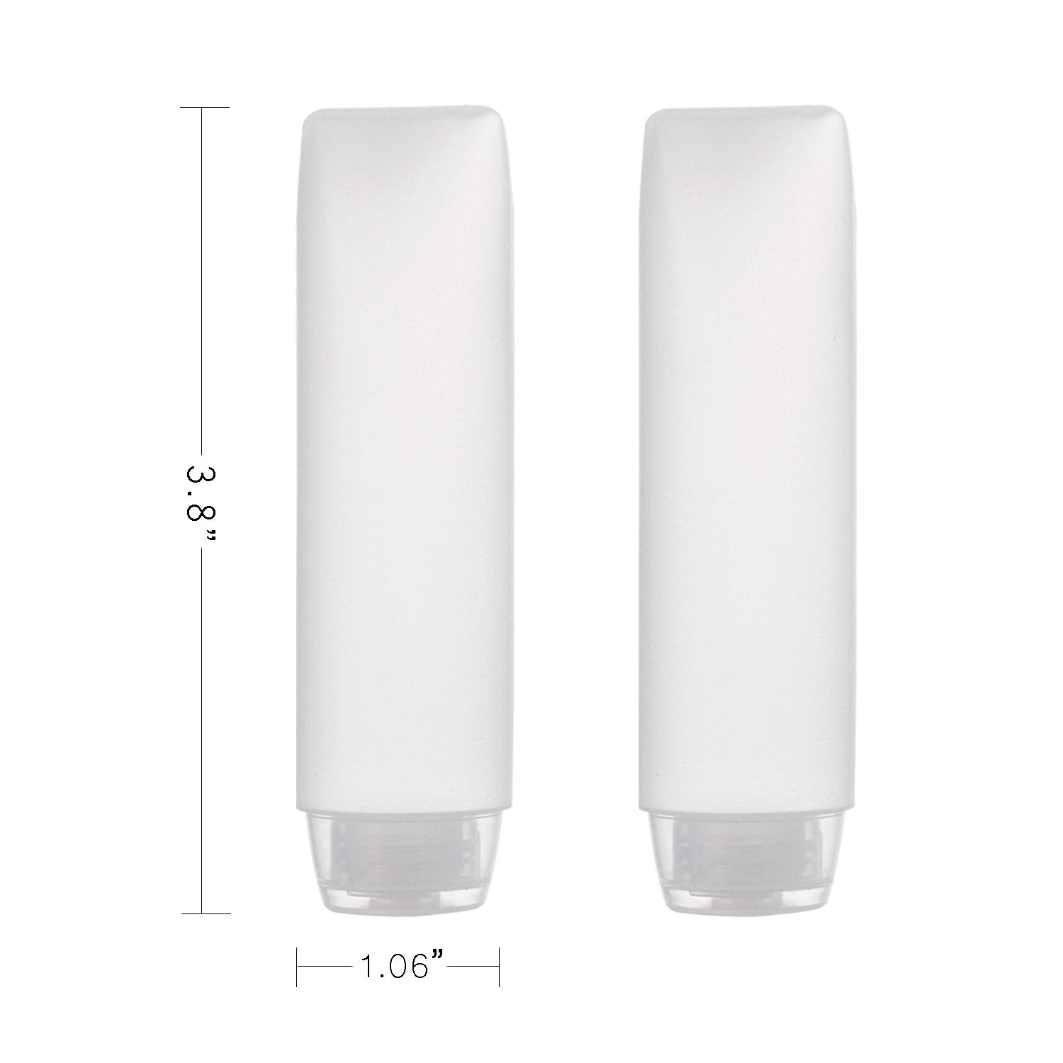 OTO transparent squeeze bottles show contents clearly for easy packing.