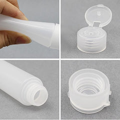 OTO TSA-approved 30ml bottles ideal for carry-on cosmetics and toiletries.