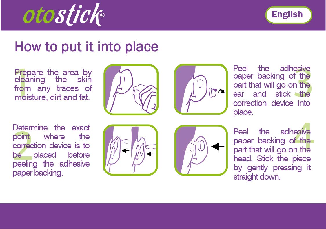 Otostick remains discreet under hair for events or daily wear.