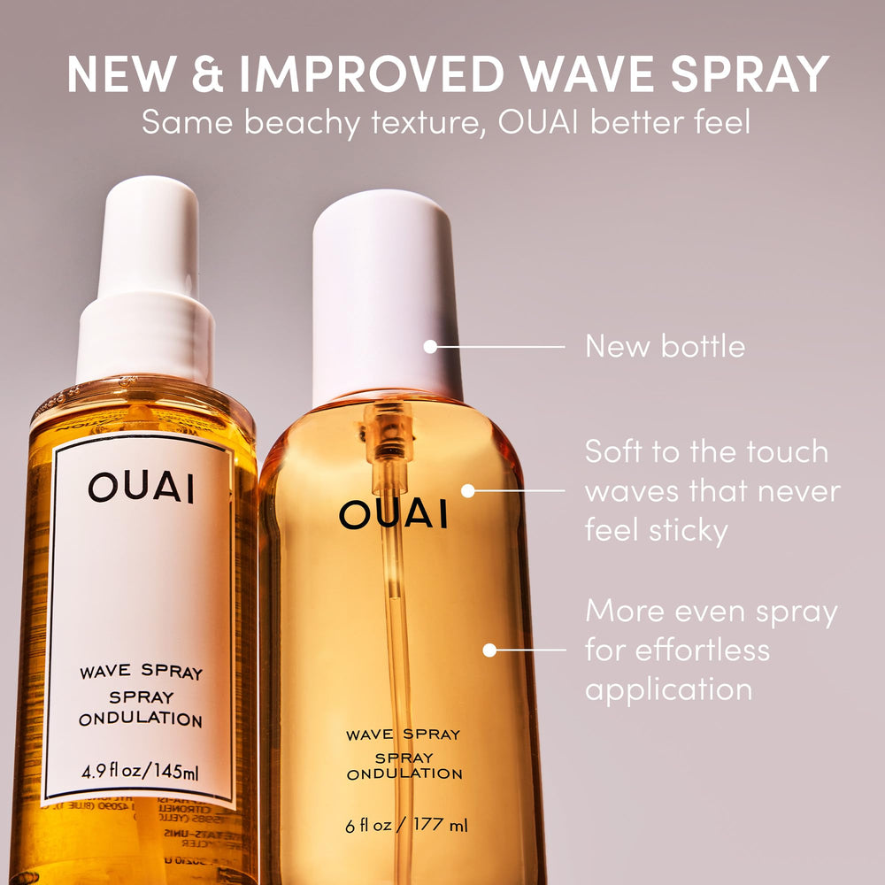 OUAI aplicación-diez-pulgadas rocía a diez pulgadas para ondas naturales.