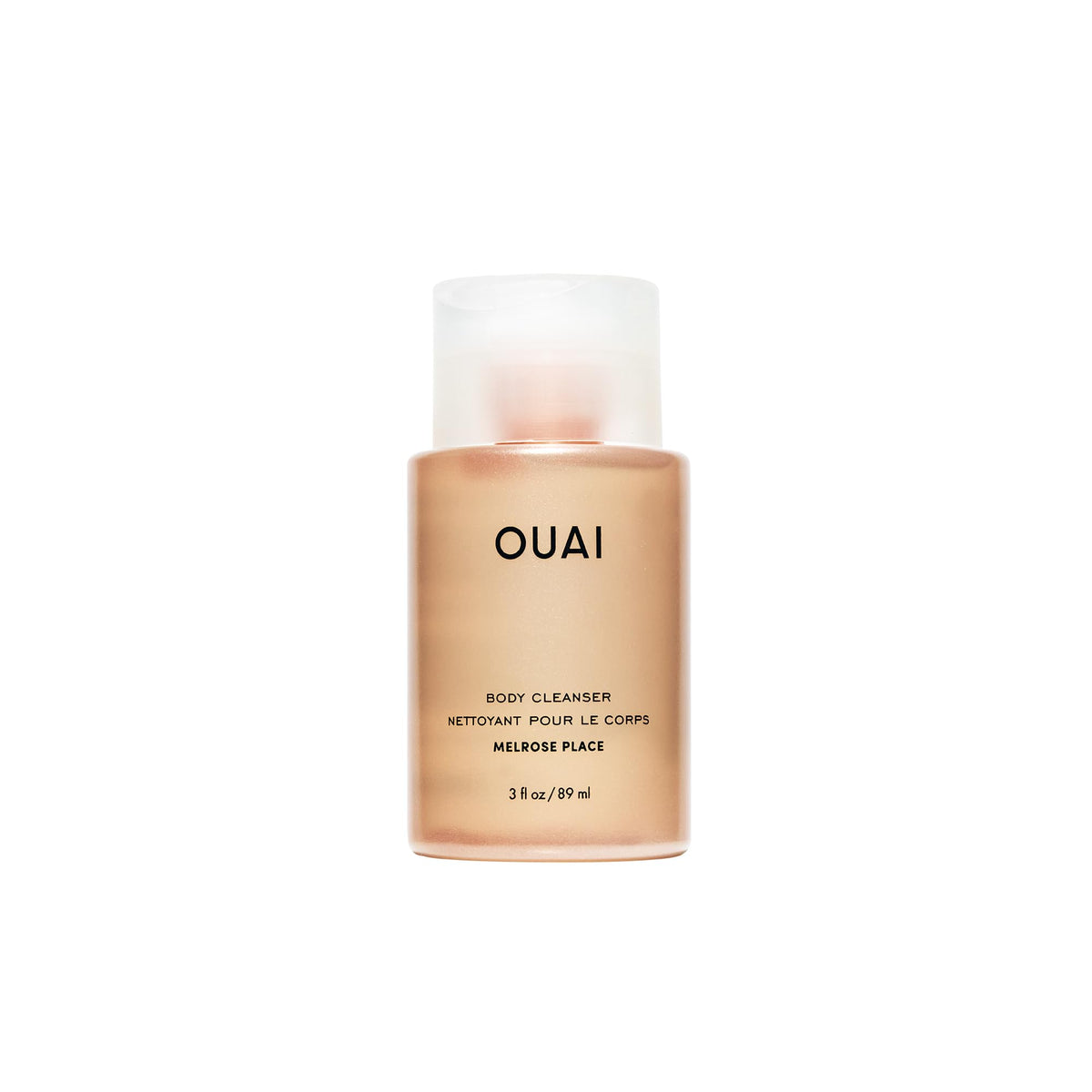 OUAI Melrose Place, botella espumosa para una limpieza suave de la piel