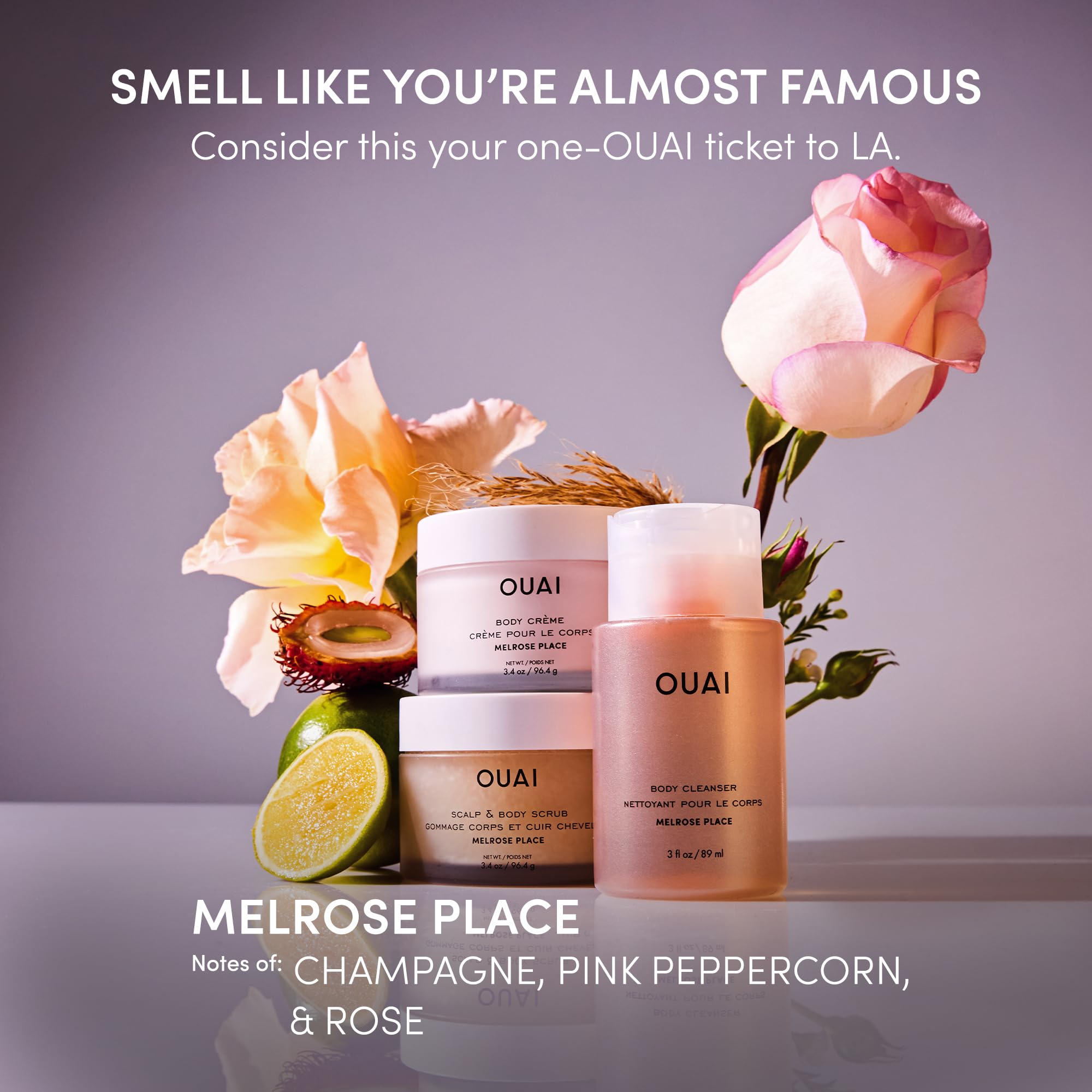 OUAI Melrose Place, textura cremosa que aporta hidratación durante la ducha
