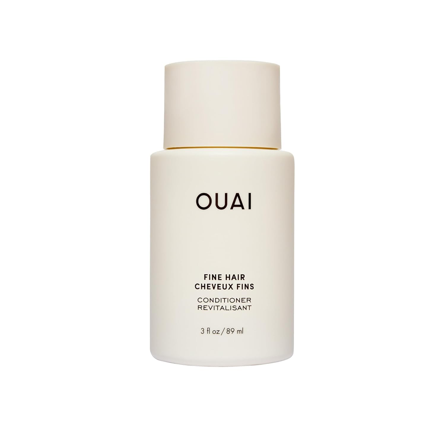 OUAI Condicionador pelo fino tamaño viaje envase compacto para viajar