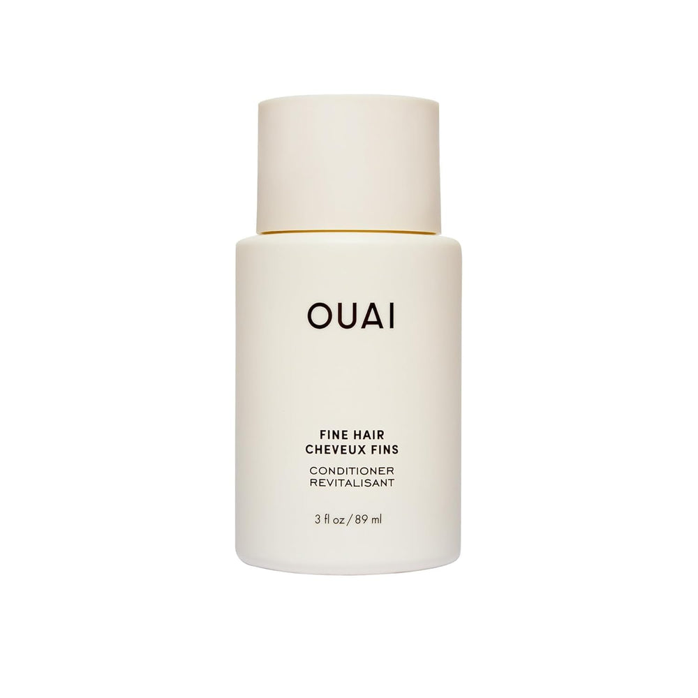 OUAI Condicionador pelo fino tamaño viaje envase compacto para viajar