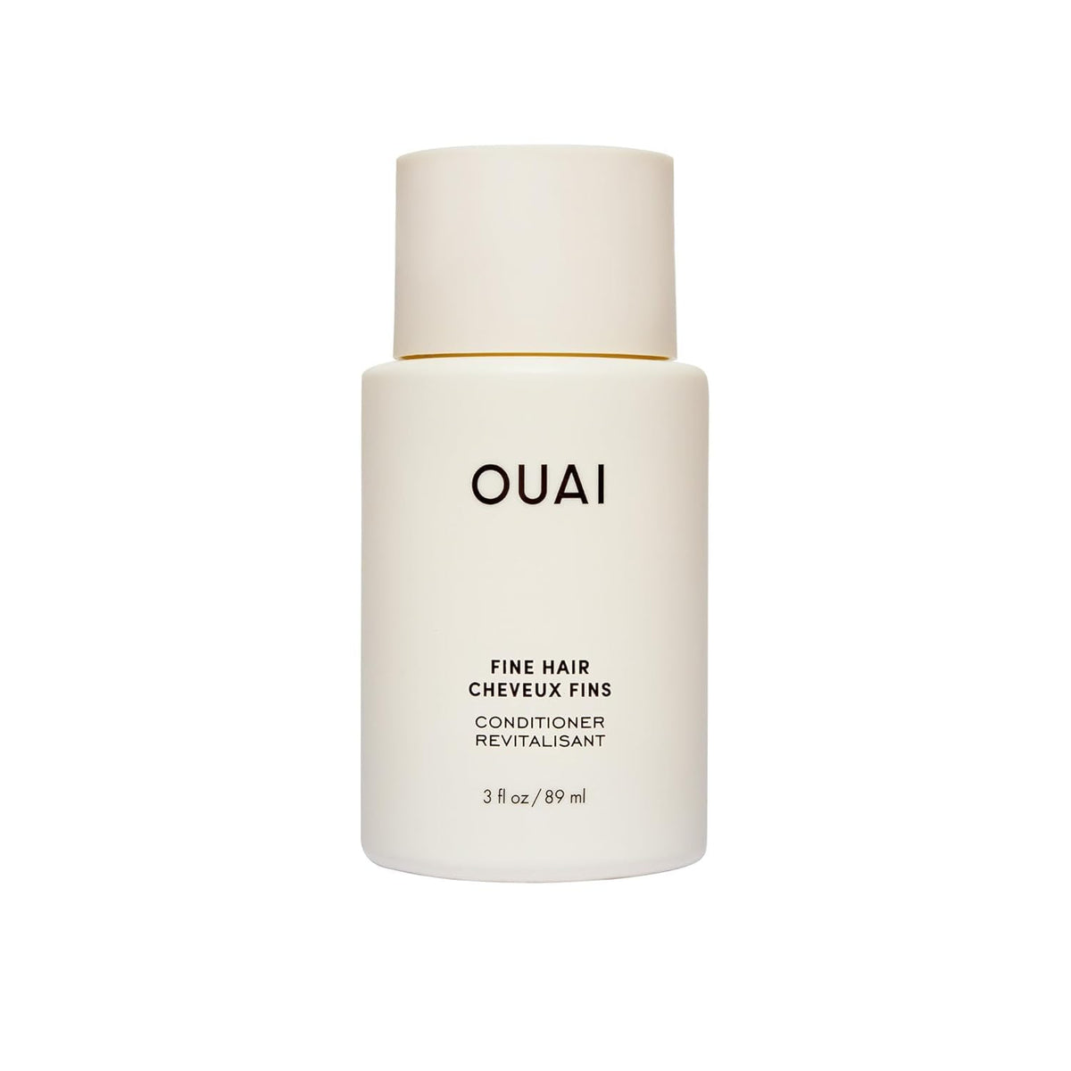 OUAI Condicionador pelo fino tamaño viaje envase compacto para viajar