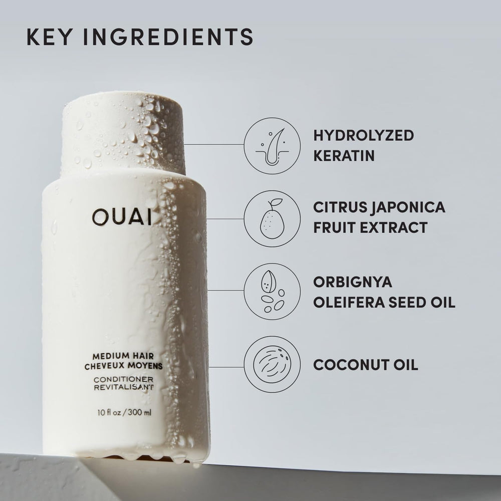 OUAI paraben-free formula for clean, safe hair care