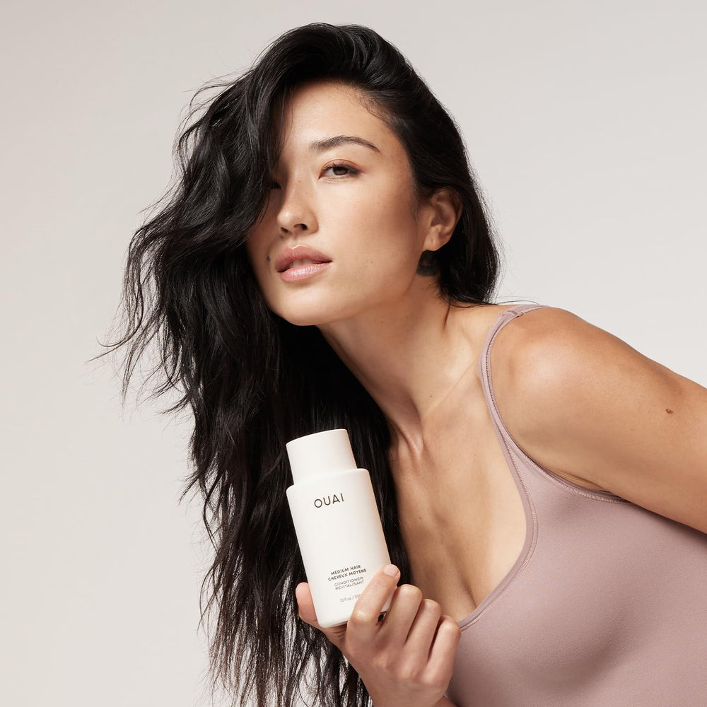 OUAI babassu oil in conditioner provides lightweight hydration