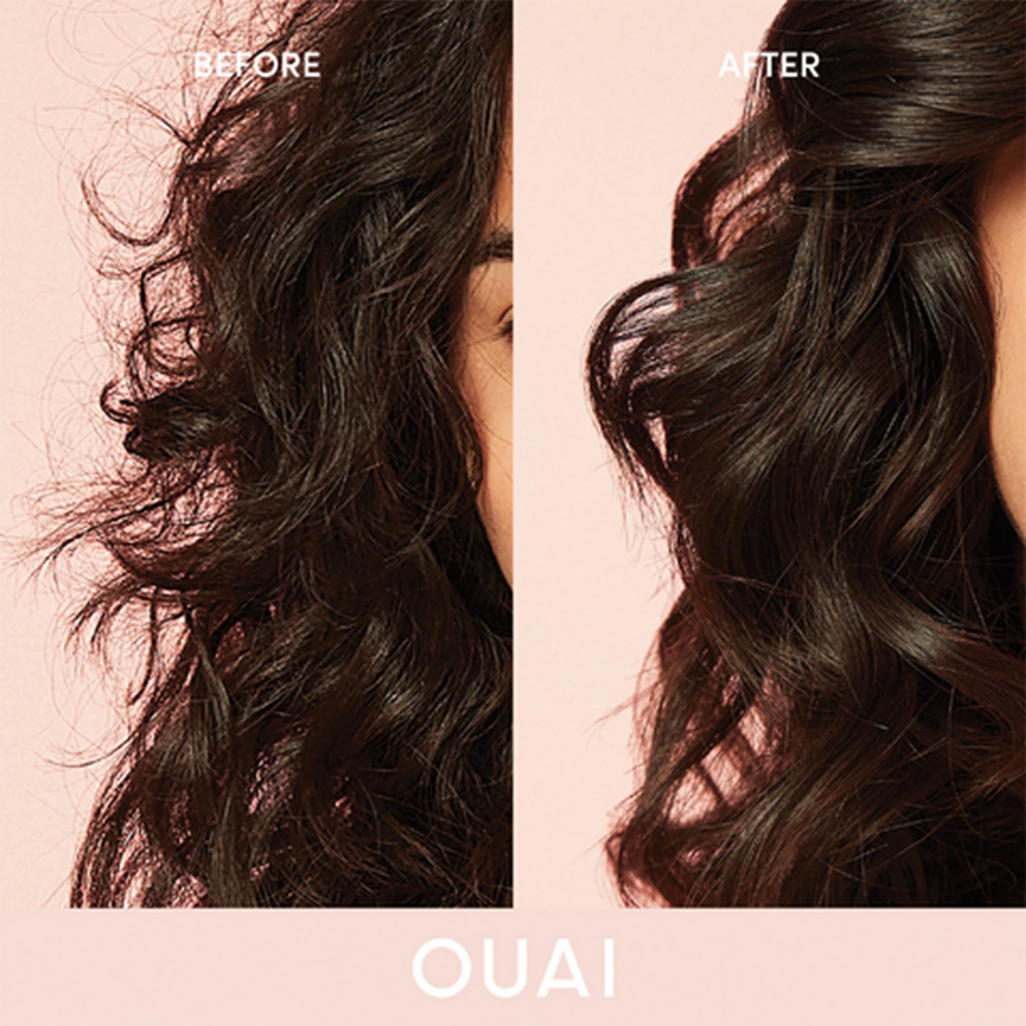 OUAI crema anti-frizz fragancia North Bondi para perfumar la rutina capilar.