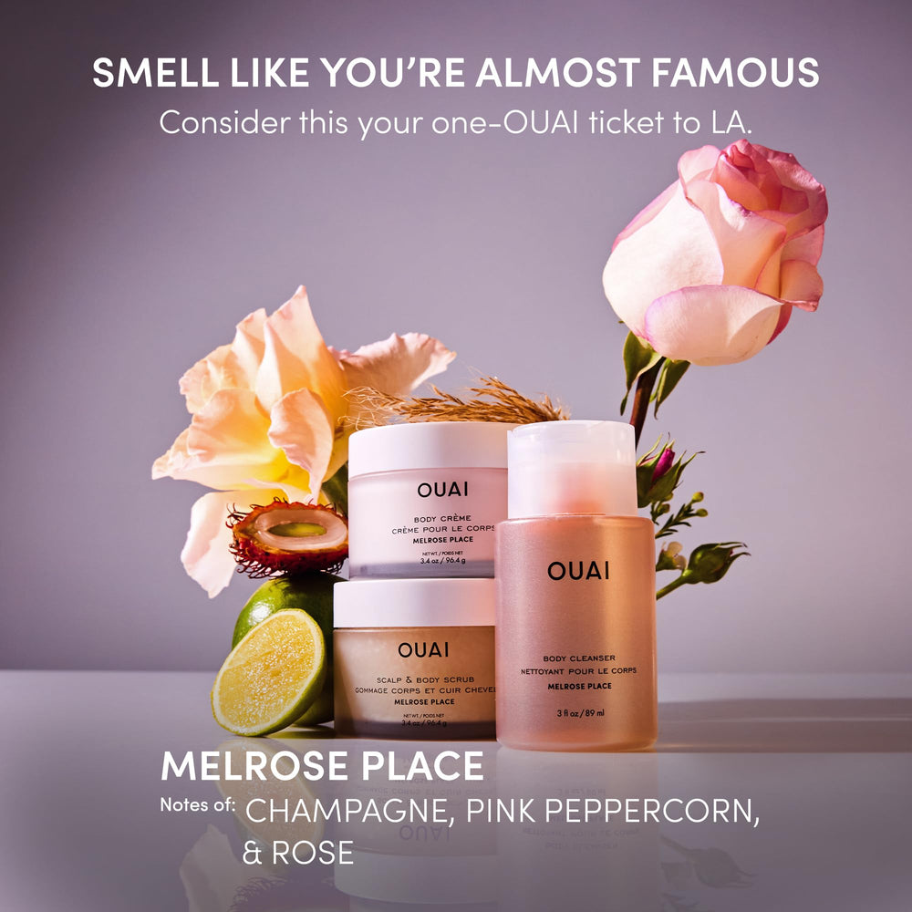 OUAI Melrose Place crema corporal: absorción rápida sin sensación grasa.