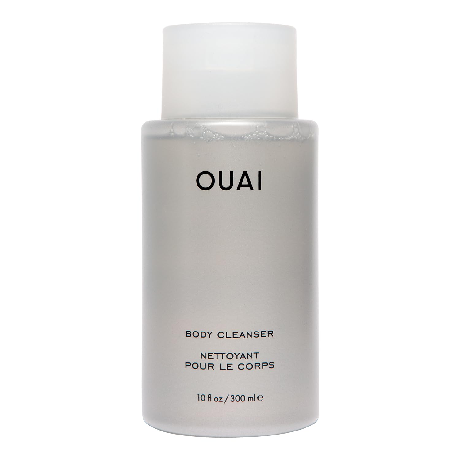 OUAI Dean Street Body Cleanser bottle showing hydrating formula for daily cleansing