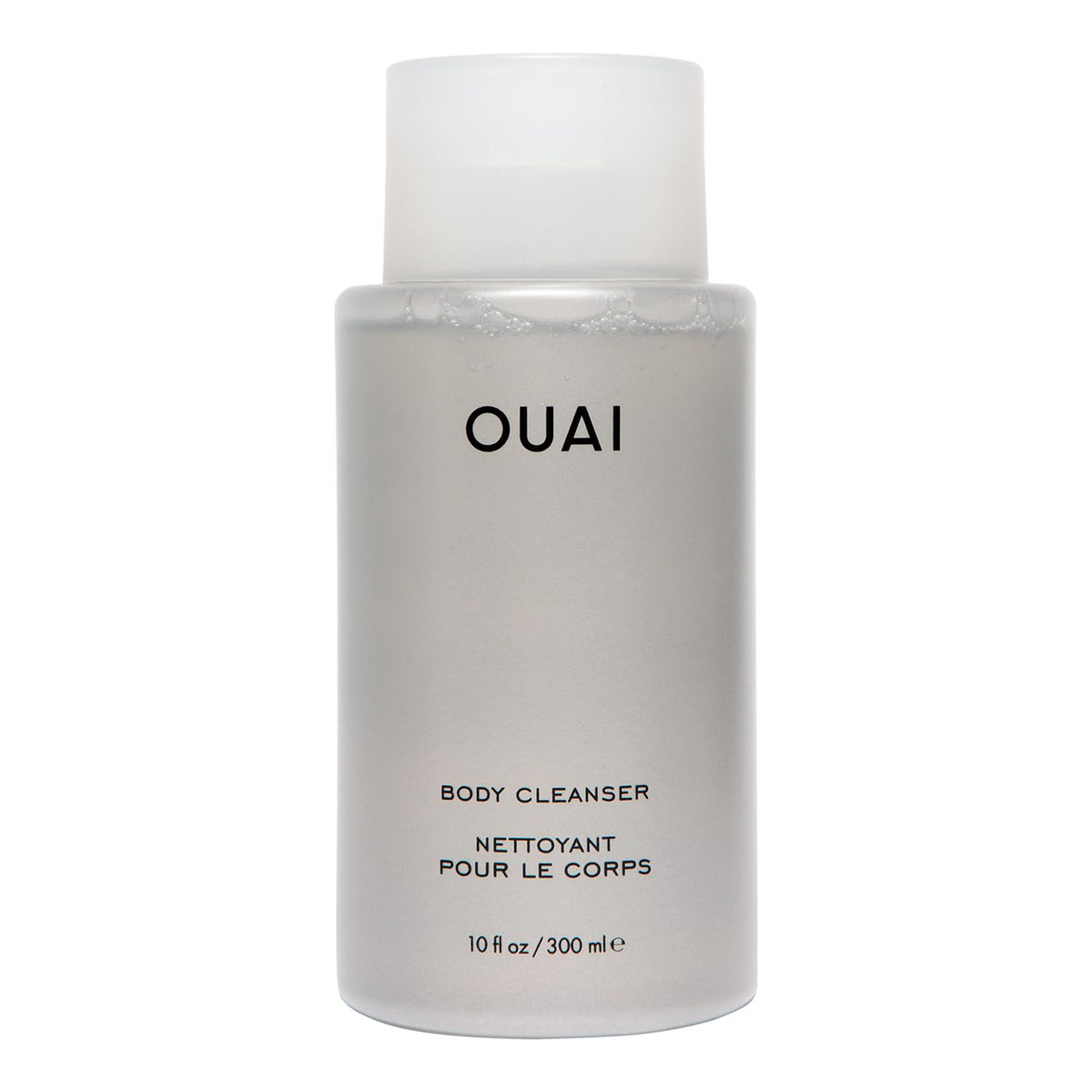 OUAI Dean Street Body Cleanser bottle showing hydrating formula for daily cleansing
