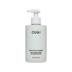 OUAI Detox Facial Cleanser bottle front showing hydrating cleansing action