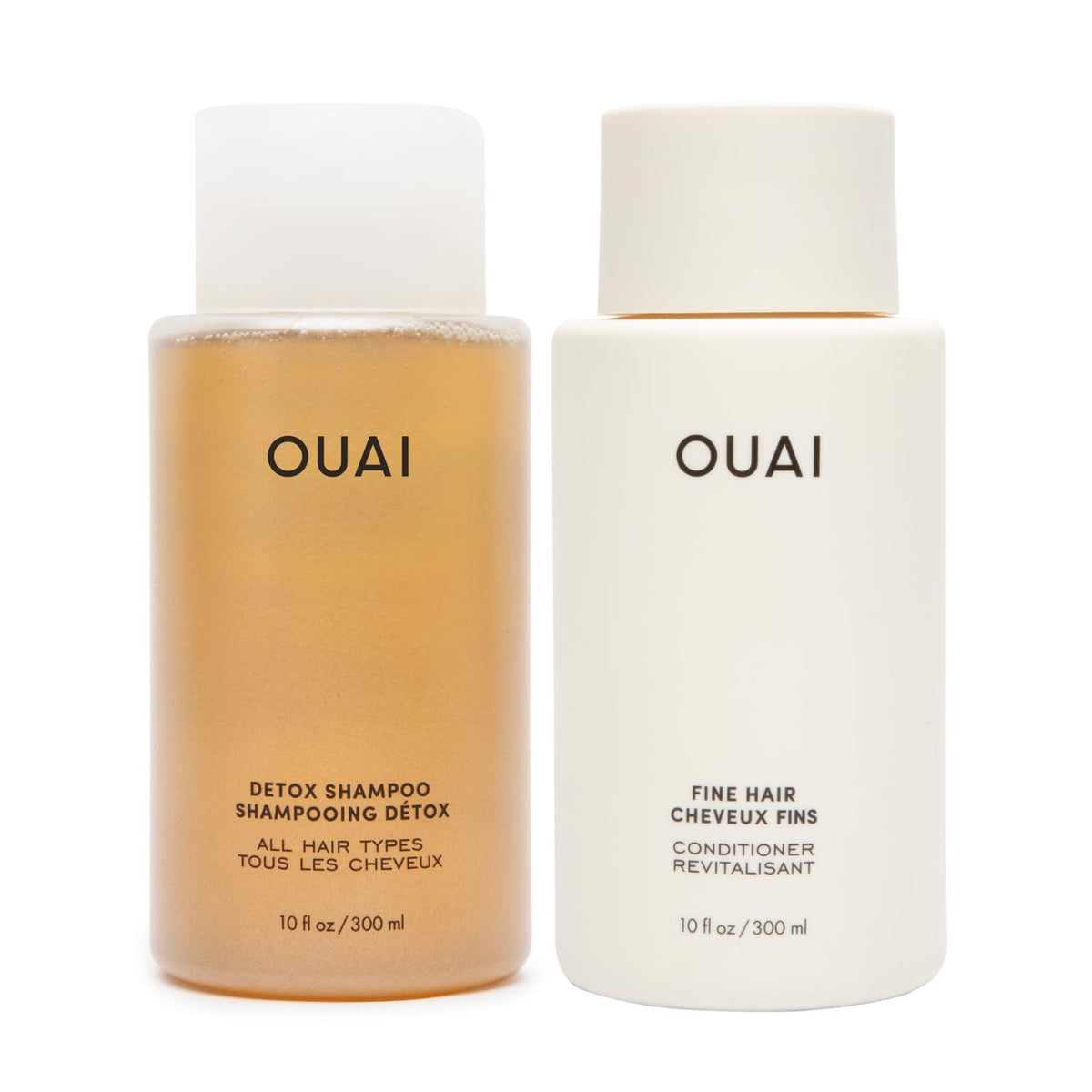 OUAI Detox Shampoo bottle for a clarifying cleanse that removes buildup