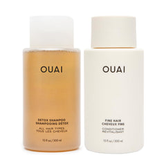 OUAI Detox Shampoo bottle for a clarifying cleanse that removes buildup