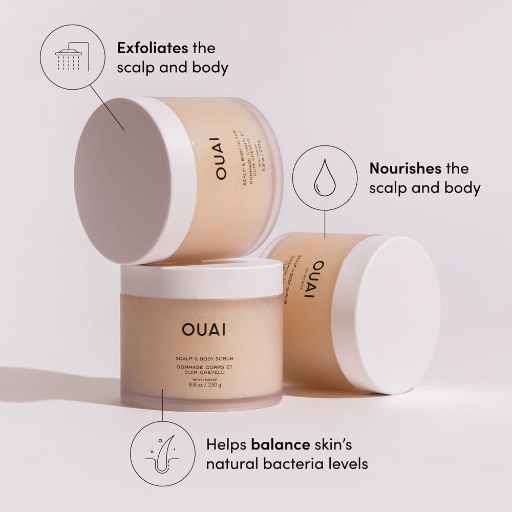 OUAI Four-piece Set banner highlighting travel-friendly hair care