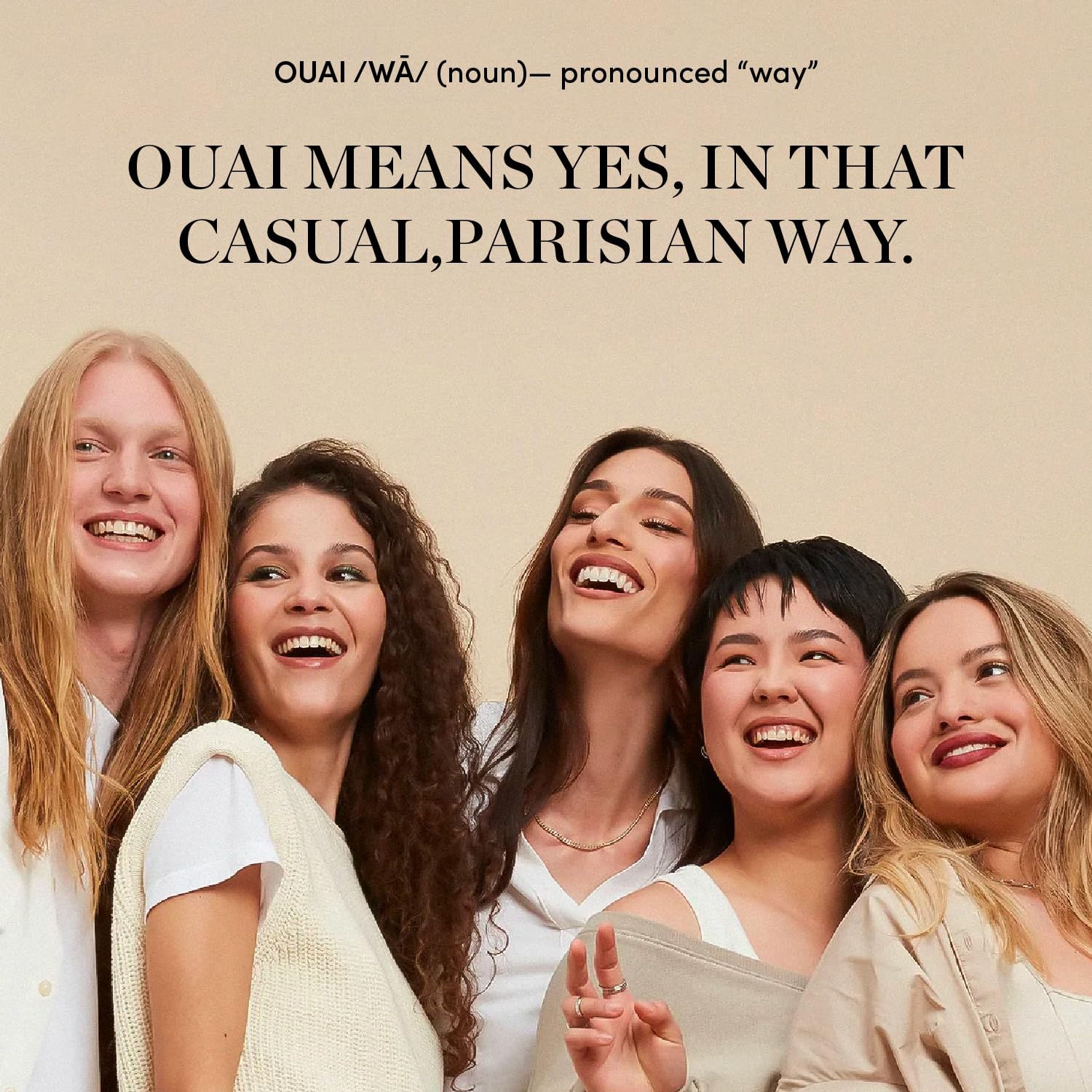 OUAI Hand Cream after use leaving hands feeling soft and cared for.