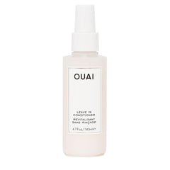 OUAI Leave-In Conditioner bottle pour for smooth hair application