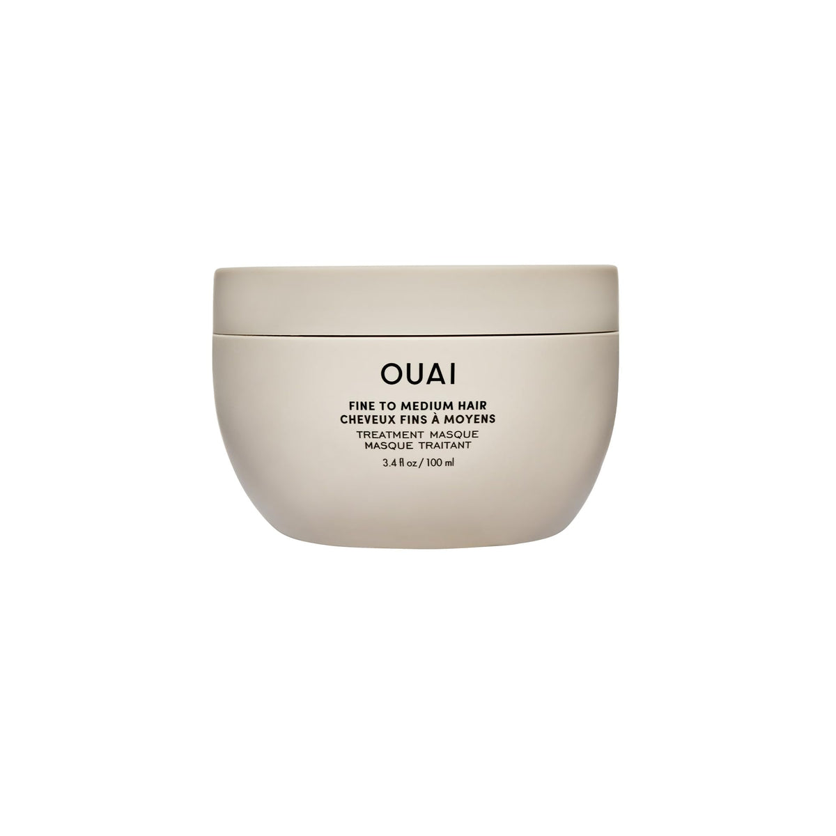OUAI mascarilla para cabello fino: aplicación fácil y hidratación profunda.