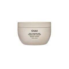 OUAI mascarilla para cabello fino: aplicación fácil y hidratación profunda.