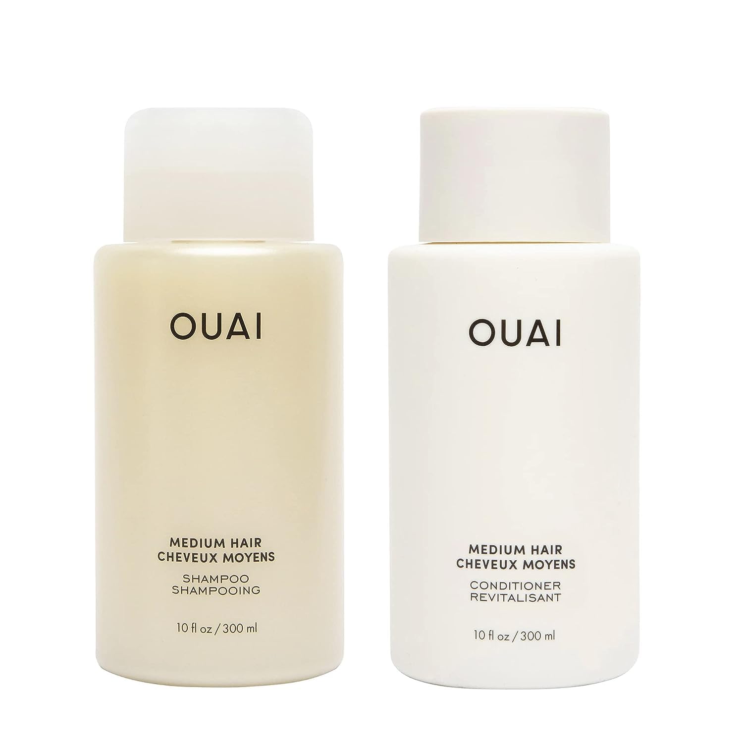 OUAI medium shampoo bottle for sulfate-free cleansing and daily use