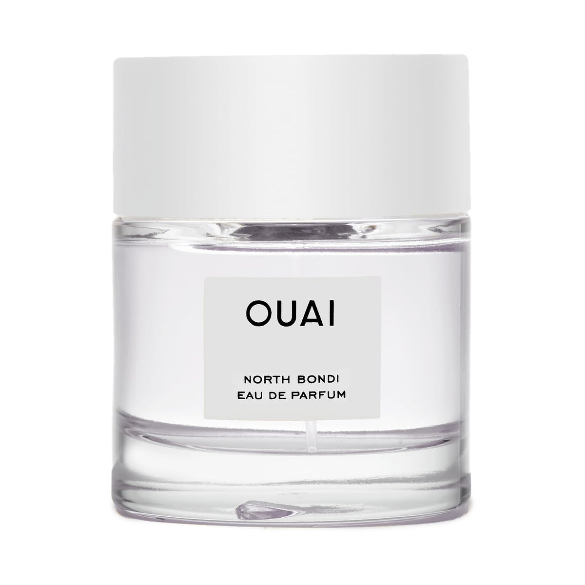 OUAI North Bondi bottle on vanity for everyday wear and long-lasting aroma.