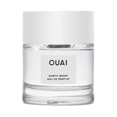 OUAI North Bondi bottle on vanity for everyday wear and long-lasting aroma.