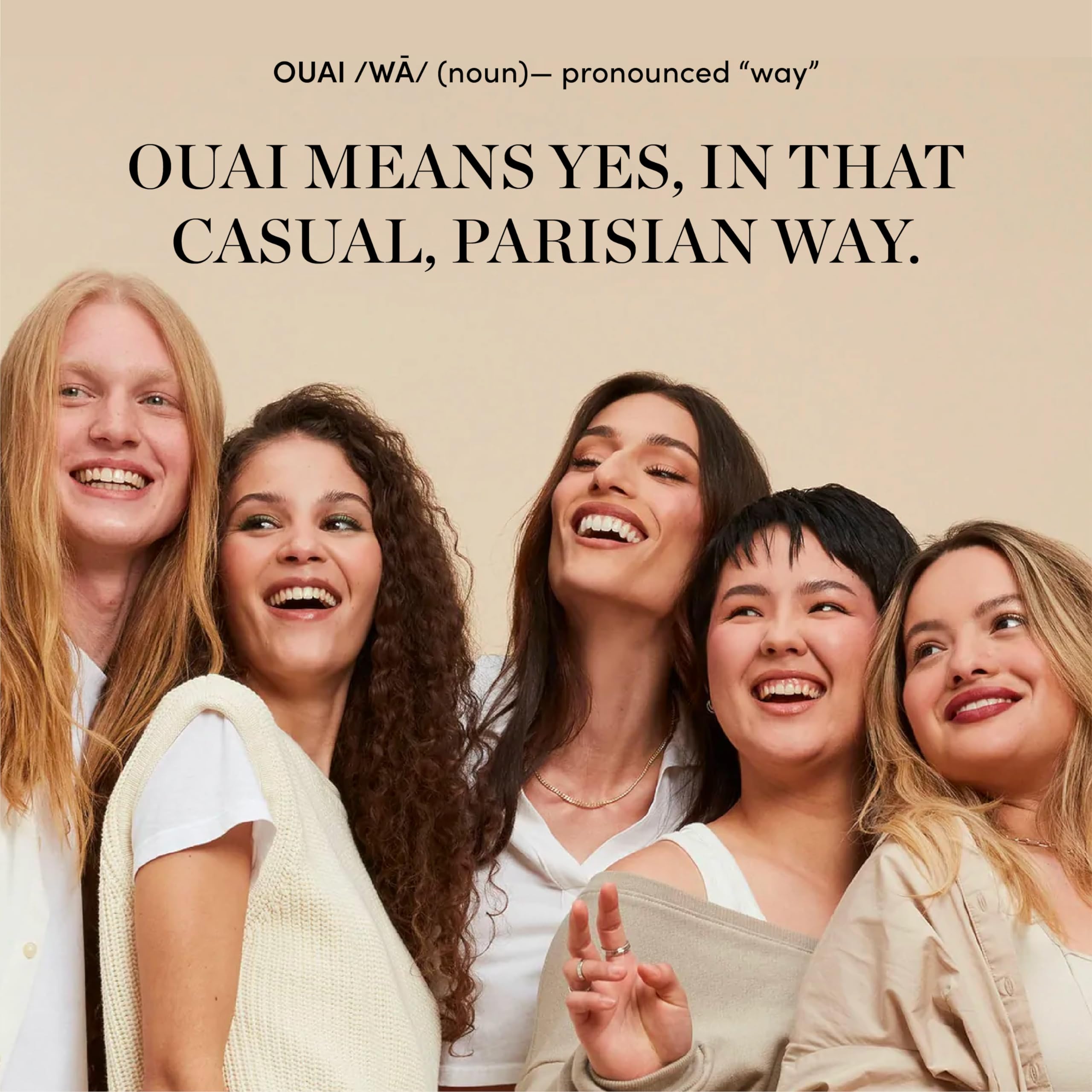OUAI spa-like shower scene invites daily self-care and calm.