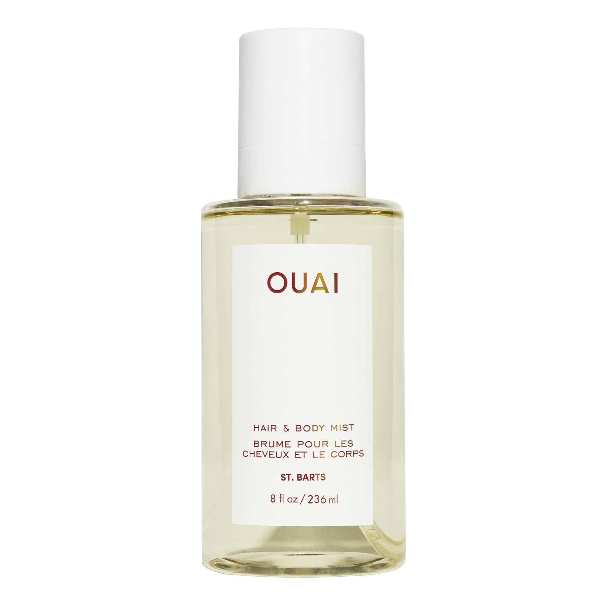 OUAI St. Barts bottle front view for a daily tropical refresh.