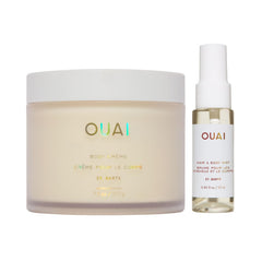 OUAI St. Barts Hair & Body Mist bottle for a head-to-toe tropical refresh.