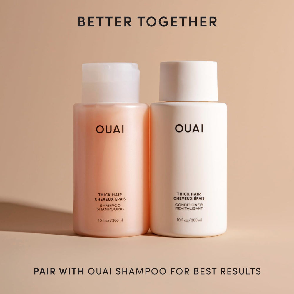 OUAI Thick Hair Conditioner with shea butter for deep moisture