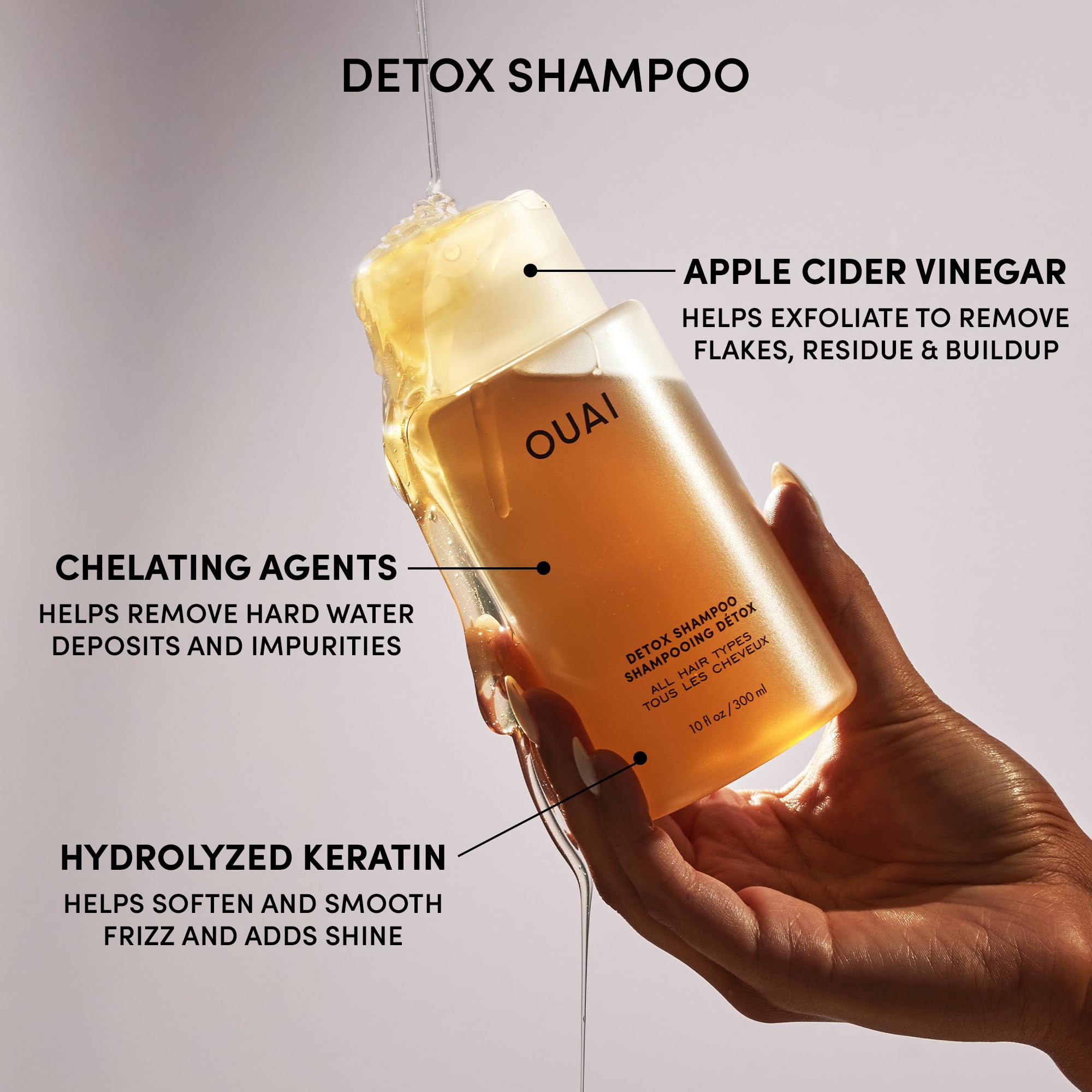 OUAI travel kit ready for on-the-go cleansing routines.