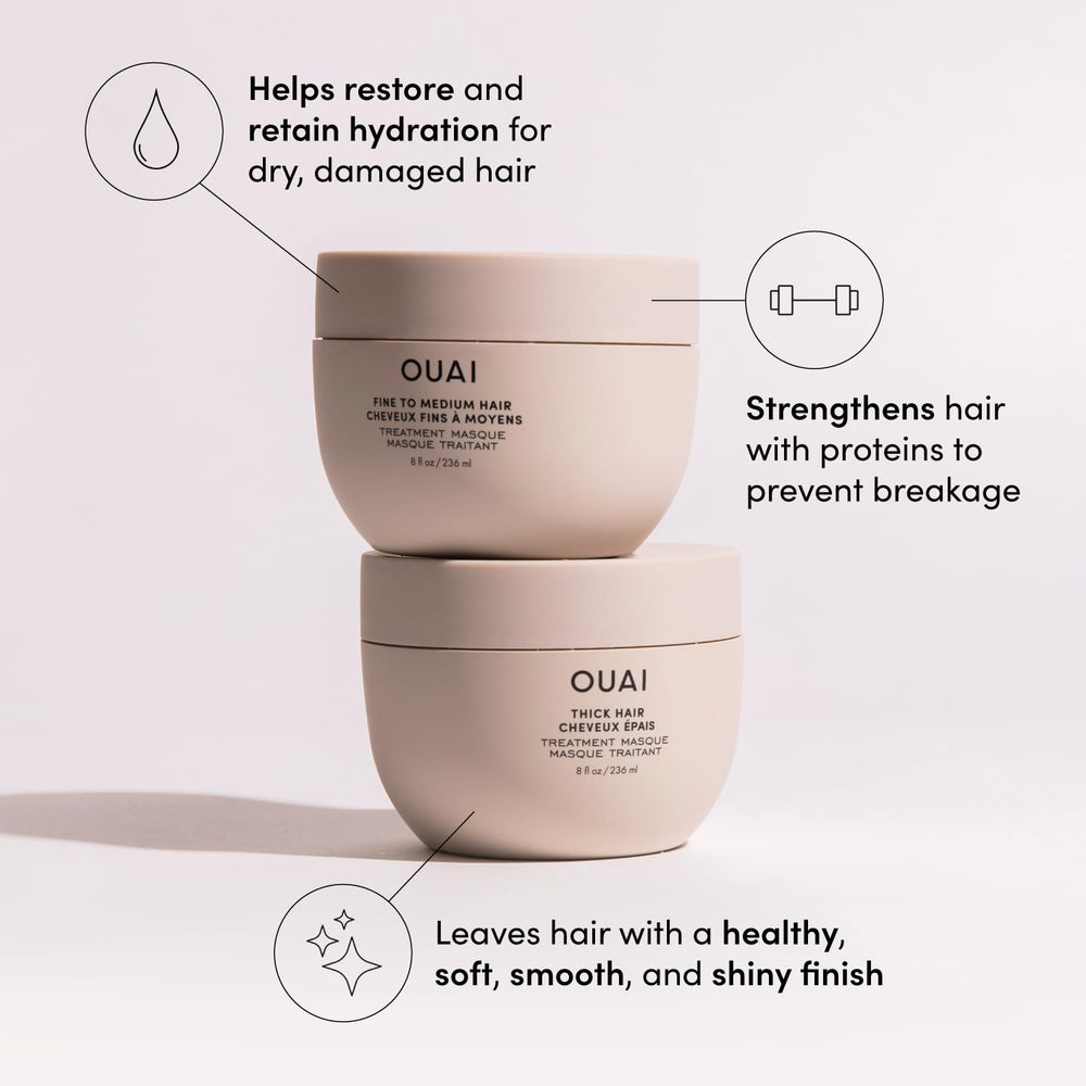 OUAI Travel Kit mini bottles display highlighting portable routine options