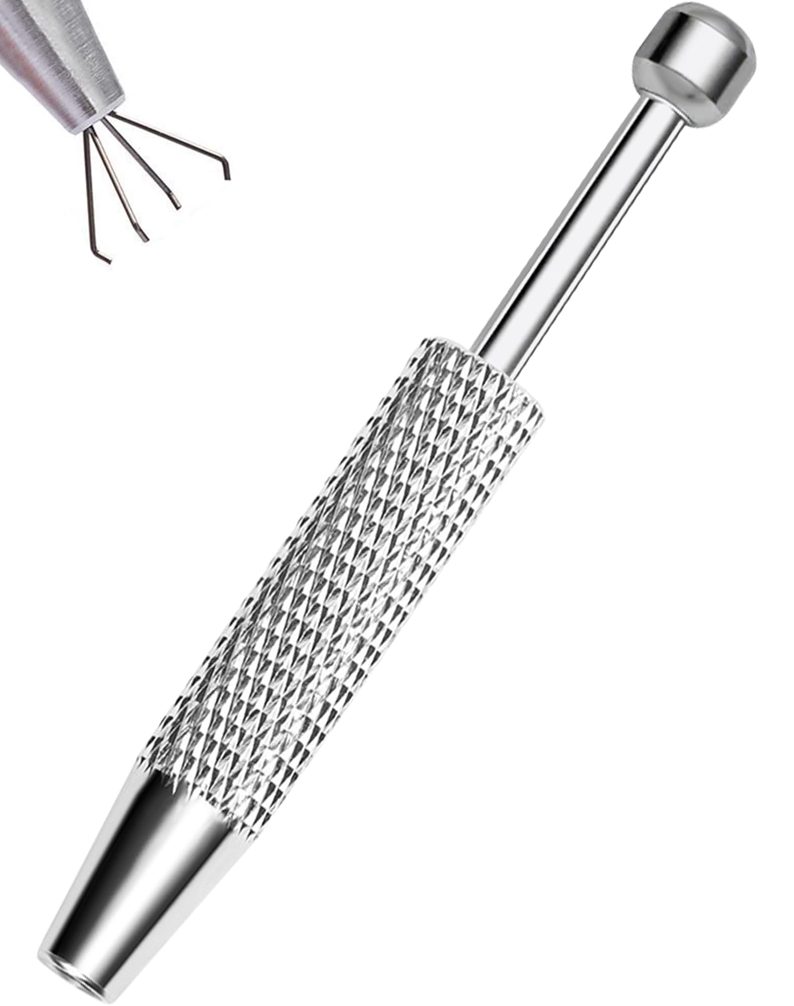 OUFER piercing ball grabber tool with compact design for easy jewelry changes.