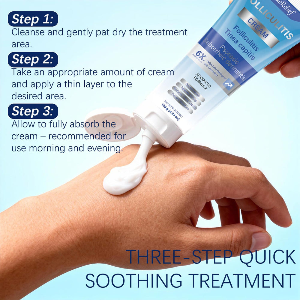 OUHENGTEK Crema Foliculitis, ideal tras depilación para evitar irritaciones