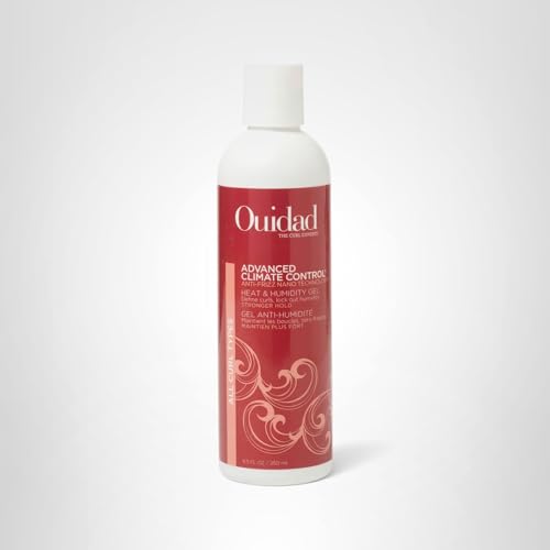 Finished glossy curls after applying Ouidad gel for hydrated shine