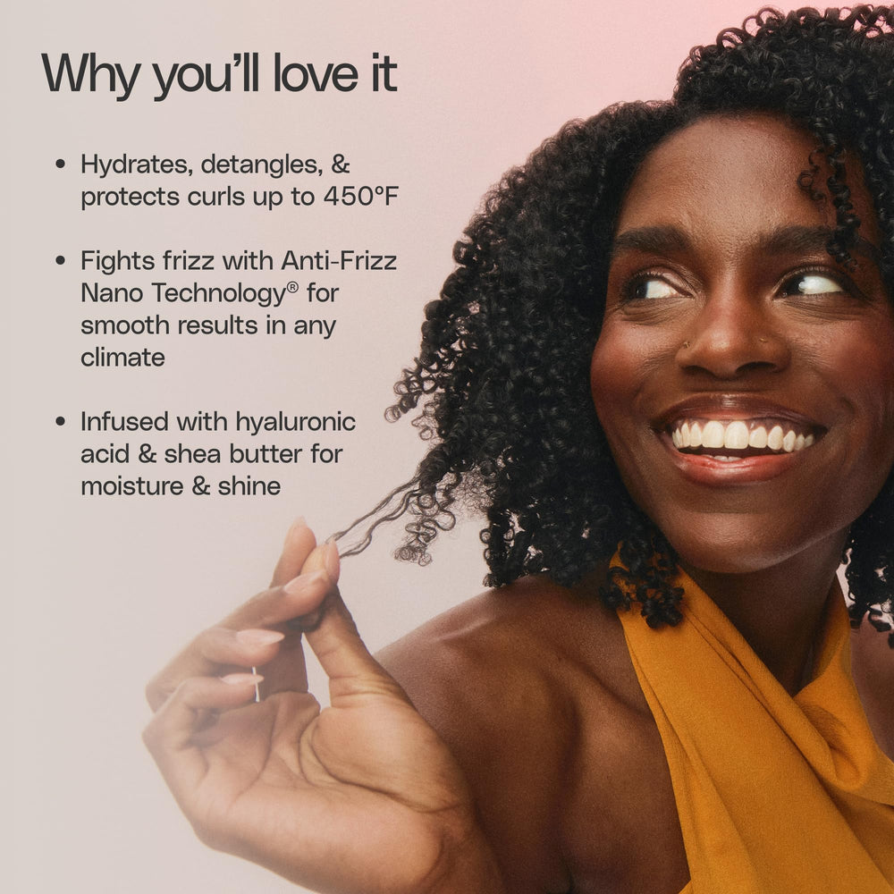 Ouidad image depicts all curl types, showcasing versatile care for waves to coils.