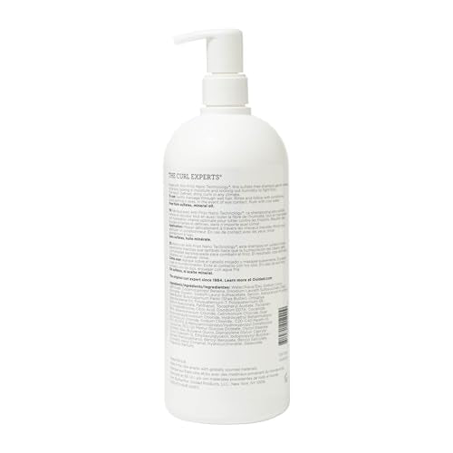Ouidad sericin-infused nano technology close-up illustrates long-lasting frizz control on humid days.