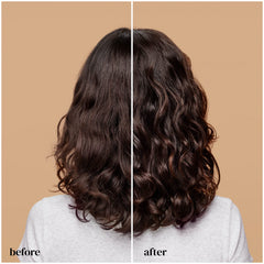 Aplicación en secciones de cabello mojado para definición uniforme