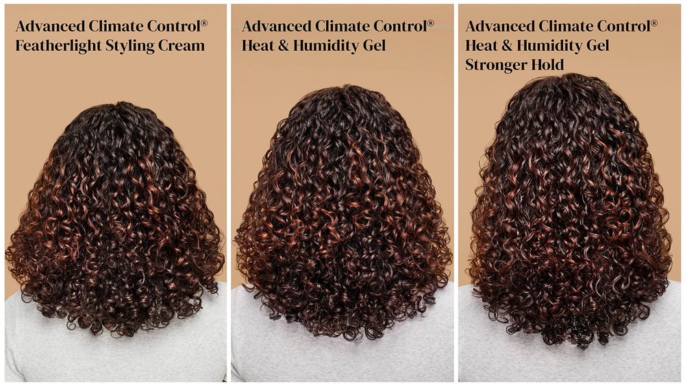 Ouidad gel close-up showing crunch-free hold for soft, defined curls.