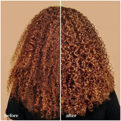 Ouidad Curl Quencher moisture-glow bottle close-up highlights hydration and softness.