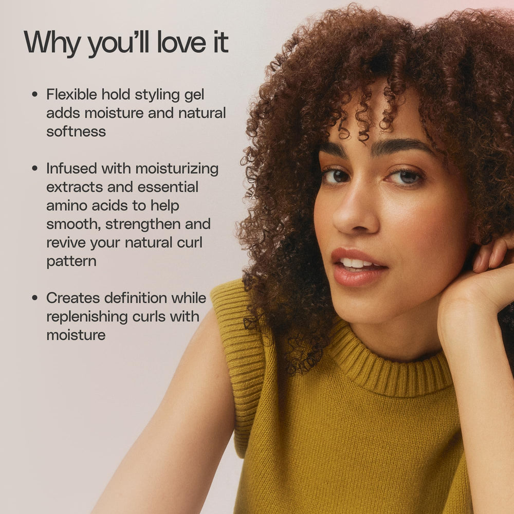 Ouidad Curl Quencher on-the-go refresher image implies quick touch-ups.