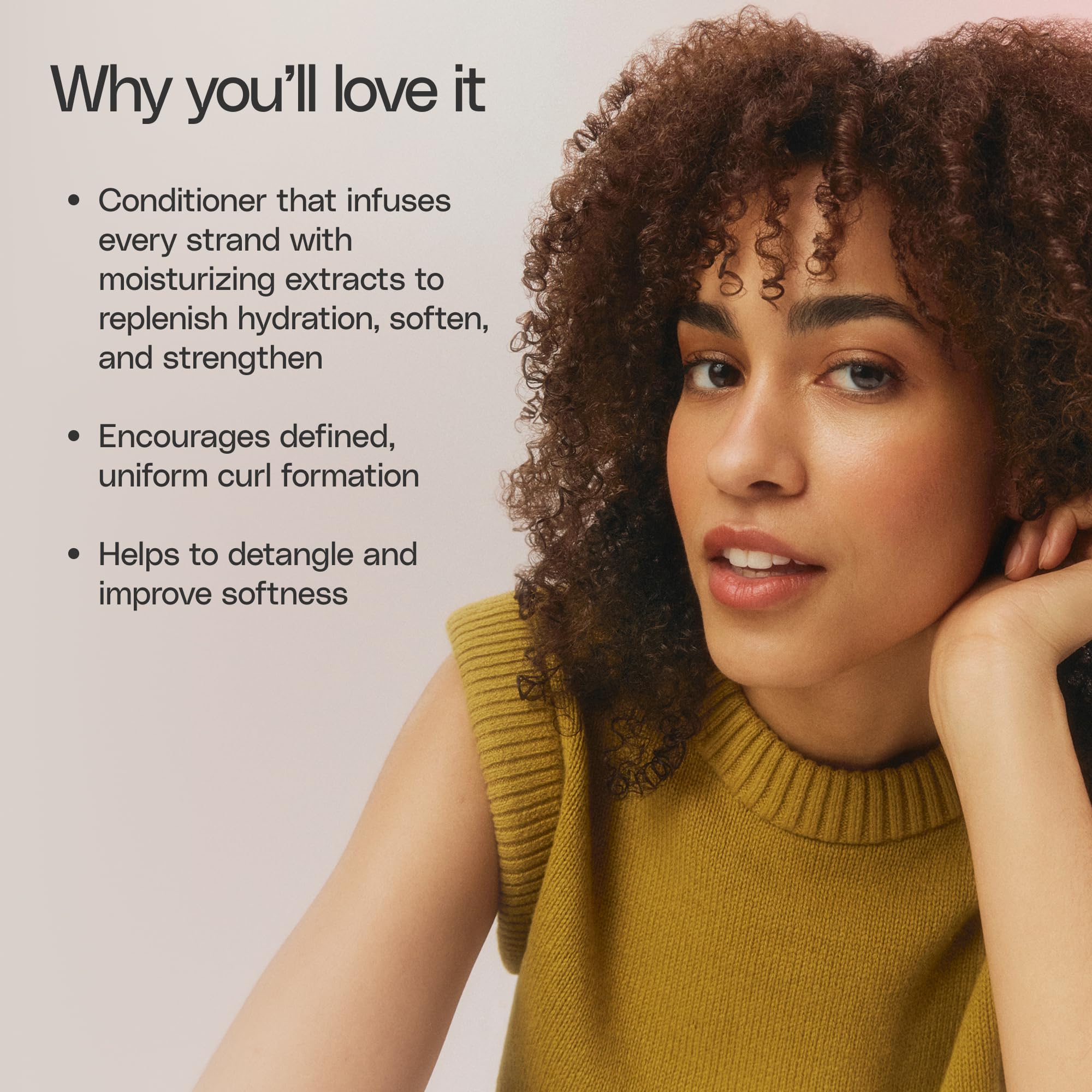 Ouidad Curl Quencher silicone-free logo on packaging for clean care