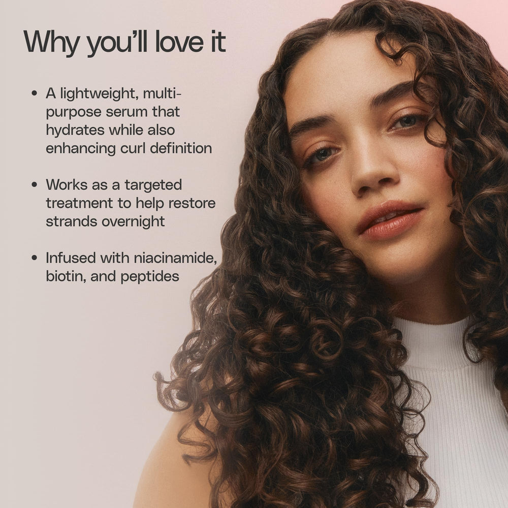 Ouidad gel bottle labeled free from silicones, parabens, sulfates.