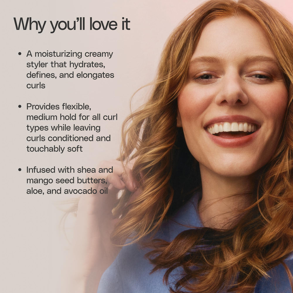 Color-safe formula from Ouidad Curl Butter protects color while moisturizing.