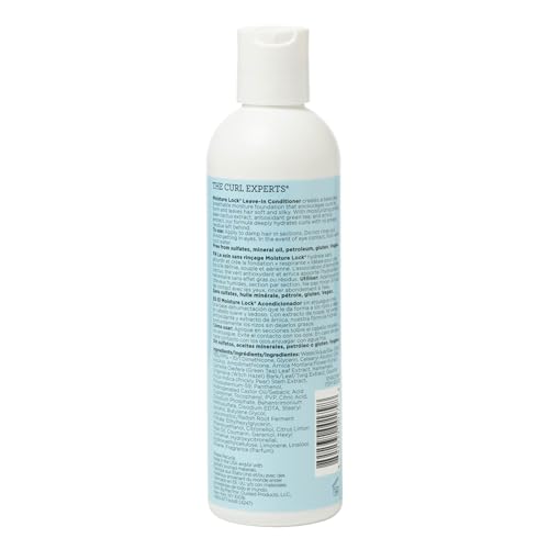 Ouidad leave-in pump bottle for easy application on damp hair.