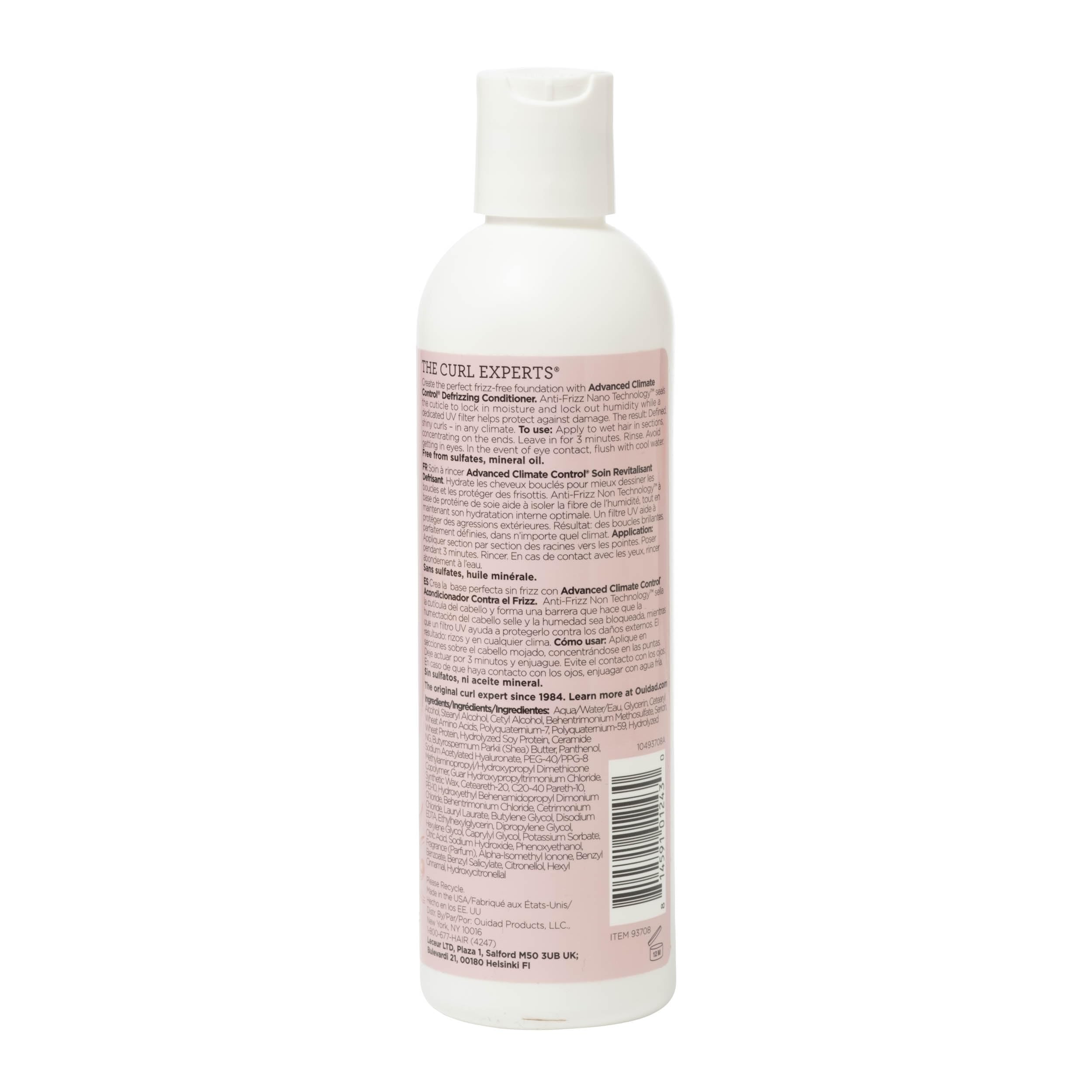 Ouidad UV filter protection helps guard curls from environmental damage.