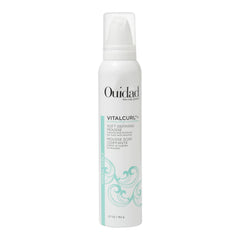 Ouidad VitalCurl+ Mousse bottle for lightweight hold on spiral curls.