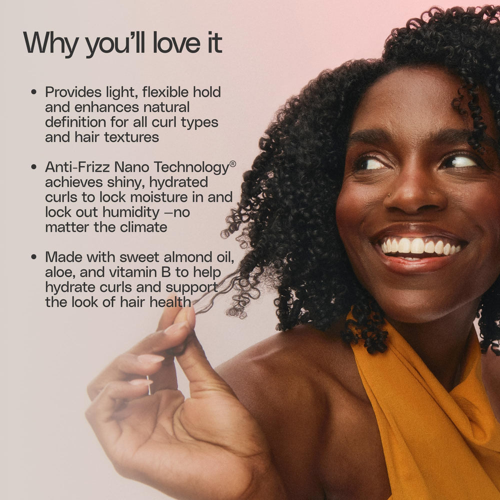 Ouidad volumizing results on coils, lifted roots and enhanced curl definition.