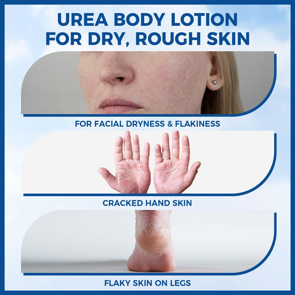 OUKEYA crema urea cuerpo muestra hidratación 48 horas.